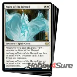 Voice Of The Blessed X4 M/NM Magic: The Gathering MTG Innistrad: Crimson Vow - Image 1