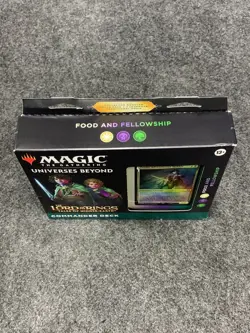 MTG Lord of the Rings Food and Fellowship Commander Deck Box Is Worn 195166205052 - Image 2