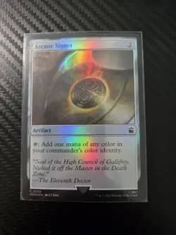 Arcane Signet - MTG - Universe Beyond: Doctor Who - Foil - NM - EN - Image 1