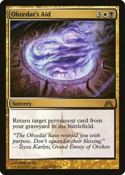 1x Obzedat's Aid - NM English MTG - Dragon's Maze - Image 1