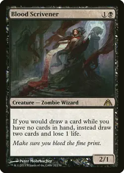 1x Blood Scrivener - NM English MTG - Dragon's Maze - Image 1