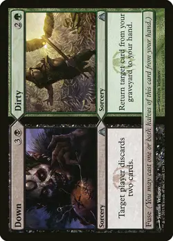 1x Down // Dirty - NM English MTG - Dragon's Maze - Image 1