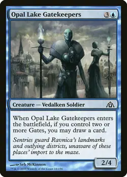 1x Opal Lake Gatekeepers - NM English MTG - Dragon's Maze - Image 1