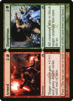 1x Armed // Dangerous - NM English MTG - Dragon's Maze - Image 1