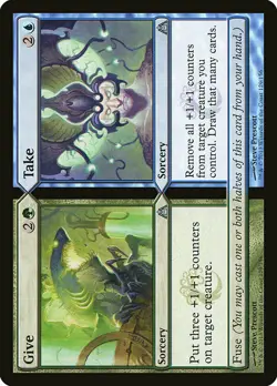 1x Give // Take - NM English MTG - Dragon's Maze - Image 1