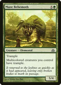 1x Maze Behemoth - NM English MTG - Dragon's Maze - Image 1