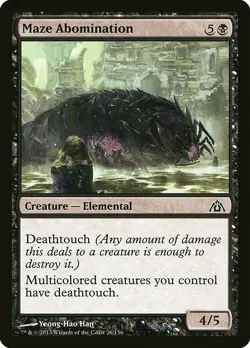 1x Maze Abomination - NM English MTG - Dragon's Maze - Image 1