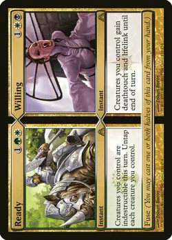 1x Ready // Willing - NM English MTG - Dragon's Maze - Image 1