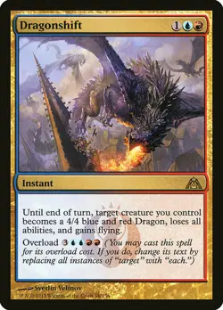 1x Dragonshift - NM English MTG - Dragon's Maze - Image 1