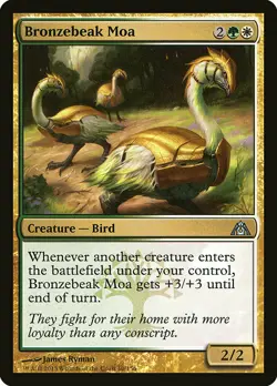 1x Bronzebeak Moa - NM English MTG - Dragon's Maze - Image 1