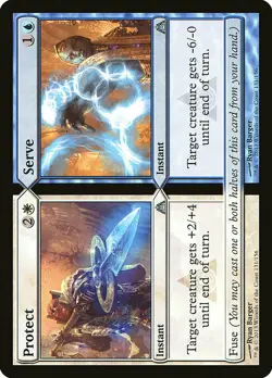 1x Protect // Serve - NM English MTG - Dragon's Maze - Image 1
