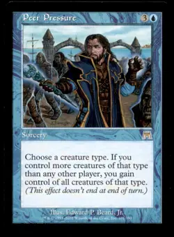 Peer Pressure LP Light Play Onslaught MTG [6742] - Image 1