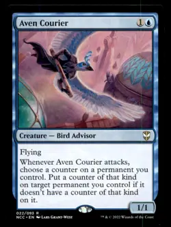 MTG Aven Courier LP Light Play New Capenna [684] - Image 1