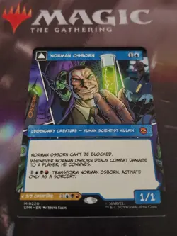 Mtg. Norman Osborn. Borderless. Marvel's Spider-Man. Pack Fresh - Image 1