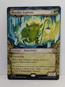 Mutable Explorer - Showcase - MTG Lorwyn Eclipsed ECL - Shapeshifter - NM - Image 1