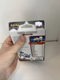NIB Pokemon Sun & Moon Burning Shadows Rock Steady Lycanroc Theme Deck 820650802362 - Image 5