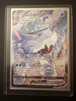 Pokemon Ice Rider Calyrex VMAX TG15/TG30 Astral Radiance Trainer Gallery Holo NM - Image 1
