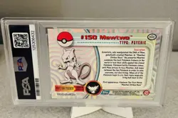 MEWTWO 2000 Topps Pokemon TV Animation Series 3 PSA GRADED 8 (VINTAGE) - Image 2