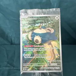 Pokemon Center Snorlax SVP 051 Stamped Promo Scarlet & Violet 151 Sealed - Image 1