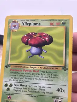 1999 Pokemon Jungle 1st Edition Vileplume #31/64 - Image 3