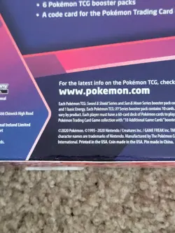 POKEMON TCG Eternatus VMAX Premium Collection!!!! 6 Booster Packs!!! - Image 3