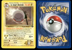 LT. SURGE'S ELECTRODE 52/132 GYM CHALLENGE MP US SELLER - Image 1