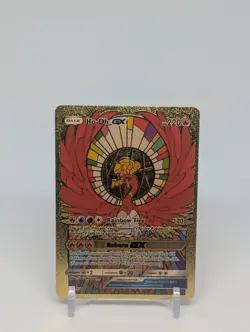 Pokemon🔥HO-OH 149/144🔥MINTU!🔥GOLD FOIL🔥Stained Glass Collectible🔥Skyridge - Image 1