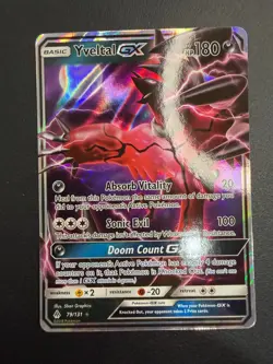 Pokemon - Yveltal GX 79/131 - Sun & Moon Forbidden Light - Image 1