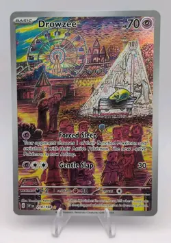 Drowzee 210/198 Scarlet & Violet Base Set Holo Illustration Rare Pokemon TCG - Image 1