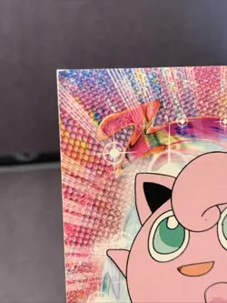 Pokemon TV Series 1 - Jigglypuff #39 Topps Pink Label Stamp 1999 LP - Image 3
