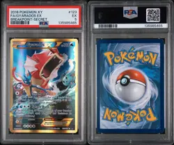 2016 POKEMON XY BREAKPOINT SECRET #123 FULL ART/GYARADOS EX PSA 5 - Image 3