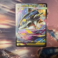 Mega Sharpedo EX 127/094 Me02: Phantasmal Flames SIR Pokemon NO WHITENING +Extra - Image 1