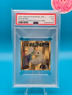 PSA 5 - 1998 AMADA POKEMON JAPANESE HYPER STICKER COLLECTION 179 DEWGONG - Image 1