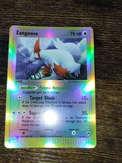 Pokemon Zangoose 14/100 EX Sandstorm Reverse Holo Rare NM-MINT+ - Image 2