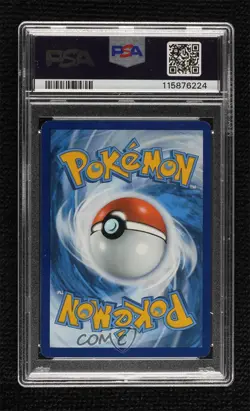 Bulbasaur Illustration Rare Pokemon Scarlet & Violet 151 MEW PSA 8 - Image 2