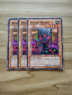 Yu-Gi-Oh! - Poison Mummy 3X - Complete Playset - Image 1