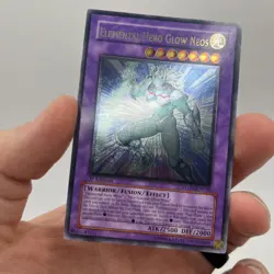 Yu-Gi-Oh! Elemental Hero Glow Neos 1st Edition STON-EN036 Ultimate - Image 3