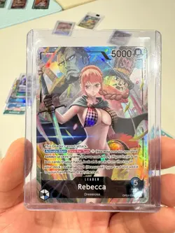 One Piece TCG | Rebecca | OP04-039 | Alt Art | Kingdoms of Intrigue | Leader NM - Image 1
