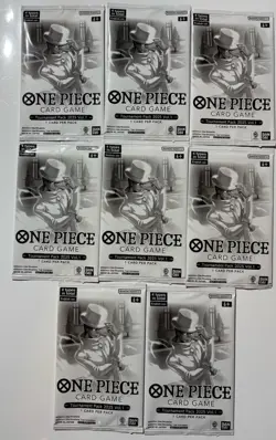 8 Pack Lot of One Piece Card Game TCG Tournament Packs 2025 Vol. 1 - Sealed - Image 1