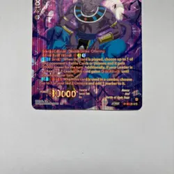 Beerus,Godly Greatness SPR Foil Card Dragon Ball Super ccg(Masters) card game - Image 4