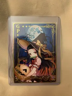 Demon Slayer Halloween Nezuko Metal Card - Image 1