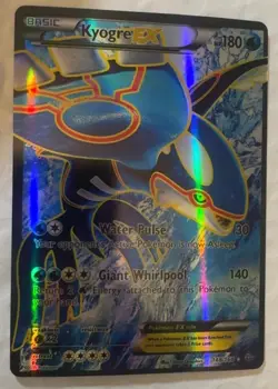 Kyogre EX 148/160 FULL ART Pokemon Card XY Primal Clash Holo Rare - Image 1