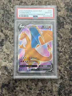 Charizard V SWSH050 SWSH: Sword & Shield Promo Cards Holo PSA 10! - Image 1