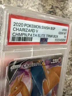 Charizard V SWSH050 SWSH: Sword & Shield Promo Cards Holo PSA 10! - Image 4