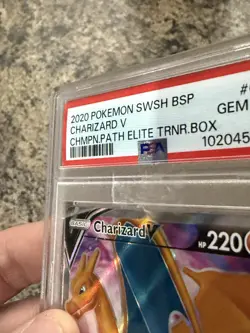Charizard V SWSH050 SWSH: Sword & Shield Promo Cards Holo PSA 10! - Image 5