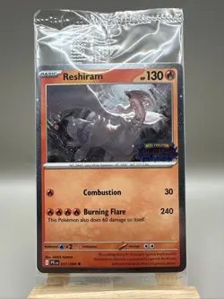 Sealed Reshiram 017/094 Phantasmal Flames Stamped Black Star Promo Card - Image 1