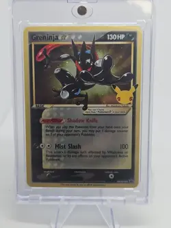 Greninja Gold Star SWSH144 Sword & Shield Promo Card Holo Celebrations - Image 1