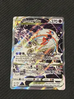 Deoxys VSTAR GG46/GG70 - Crown Zenith Galarian Gallery Pokemon Card NM - Image 1