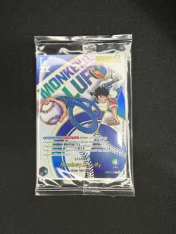 Dodgers x One Piece Monkey D. Luffy SEALED Limited Edition Promo Card - Image 1
