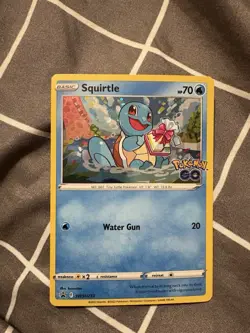 Pokemon Squirtle TCG SWSH Black Star Promos Holo Card SWSH233 Mint Condition - Image 1